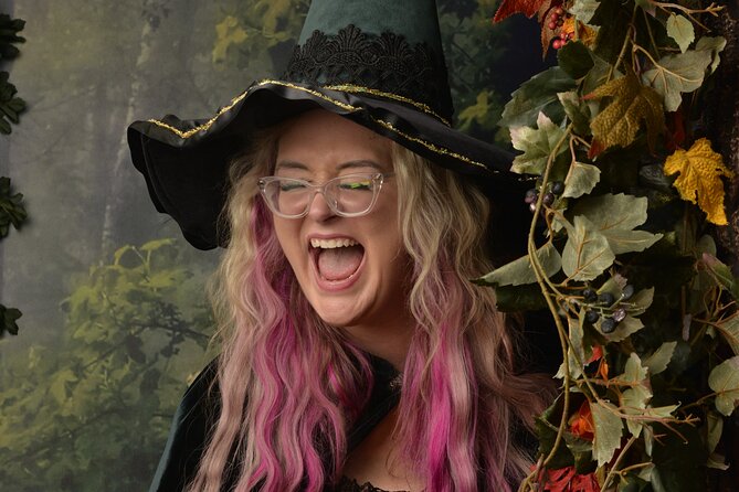 Witch Costume Photo Shoot - Olde Salem Village theatrical set - Who Will Love This?