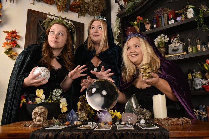 Witch Costume Photo Shoot - Witch Cottage theatrical set - Practicalities and Considerations