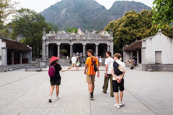 Ninh Binh E-Bike Tour -Secret Landscapes Tam Coc Countryside plus - N Vi Temple & Tea Experience