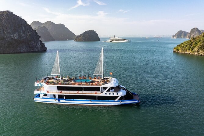 La Casta Halong 5-Star Day Cruise, Buffet, Cave, Kayak & Jacuzzi - Key Points