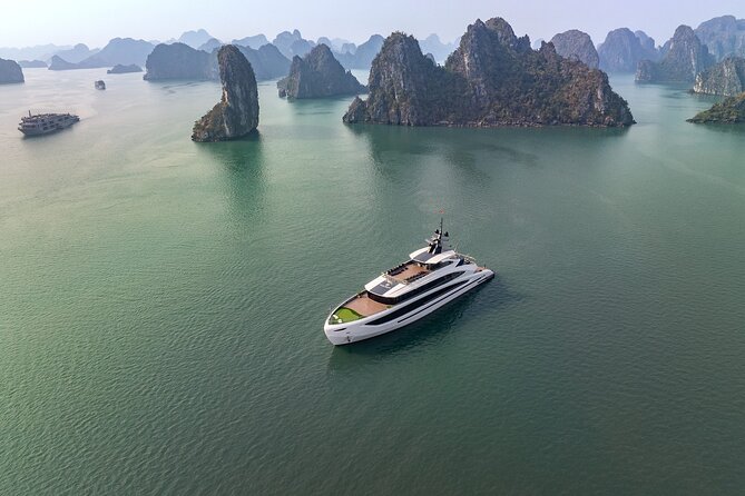 Luxury Modern Cruise Through Halong, Lan Ha Bay with Savory Lunch - Key Points