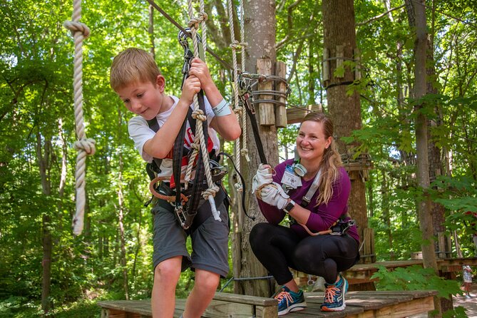 Ziplining and Climbing at The Adventure Park at Virginia Aquarium - The Value of Your Ticket