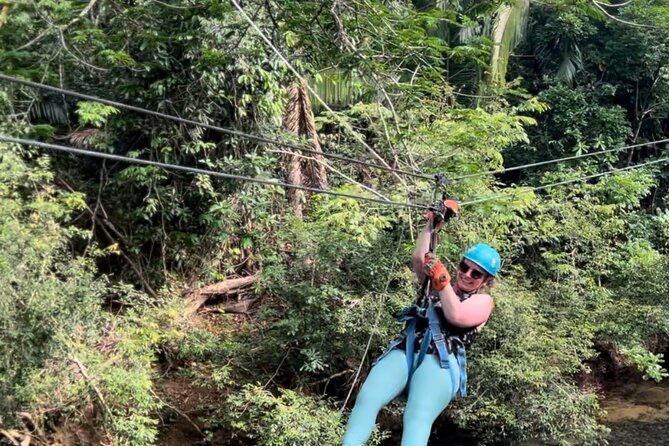 PRIVATE Cave Tubing & Zipline Tour with lunch from Placencia - Key Points