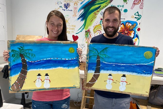 Paint and Sip at the Gallery and Wine Bar - A Creative Escape in Nassau: Paint and Sip at the Gallery and Wine Bar