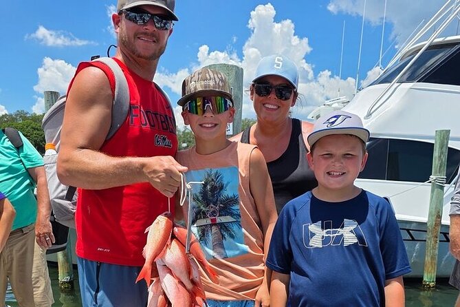 6 Hour Family Friendly Party Boat Fishing in Destin - Summary