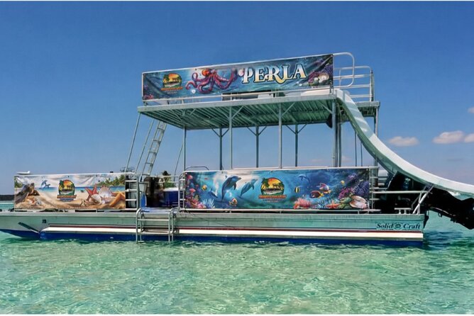 Three Slide Crab Island Party with Paddleboard Lily Pad Cooler - What makes this tour a great value?