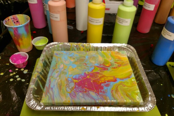 Acrylic Pour Painting Class in Estes Park, Colorado - A Detailed Look at the Estes Park Acrylic Pour Painting Class