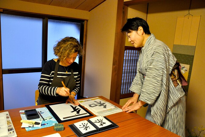 Japanese Calligraphy in a Kyoto Machiya - Authentic Experiences & Authentic Value