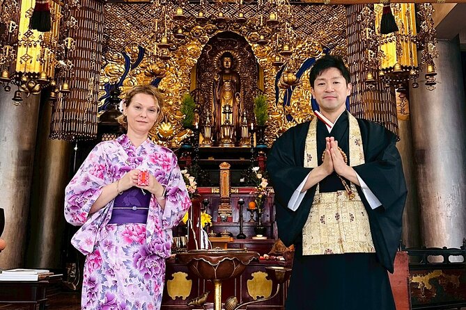 Buddhist Experience at a Historic Temple in Authentic Kimono - Good To Know