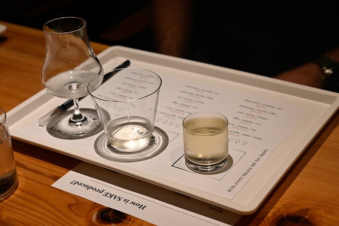 Osaka Sake Tasting Masterclass with Former Brewer - The Tasting & Food Pairings