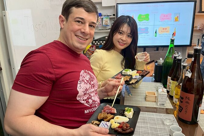 Japanese Sake Tasting and Masu Crafting Experience in Tokyo - Key Points