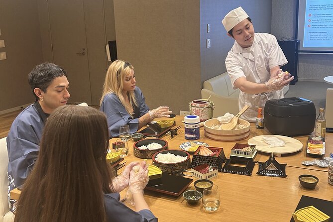 Sushi making Tokyo: 12 Pieces + Sake Ceremony & Whisk Matcha - Starting with Tradition: Kagami Biraki and Celebratory Cheers
