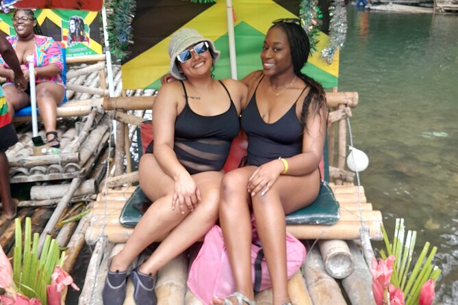 Bamboo rafting with Limestone Foot Massage free rum taste - The Complete Experience of Bamboo Rafting in Jamaica