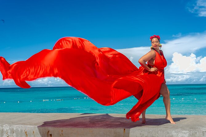 Flying Dress Photoshoot at Doctors Cave Beach Montego Bay Jamaica - Detailed Breakdown of the Experience