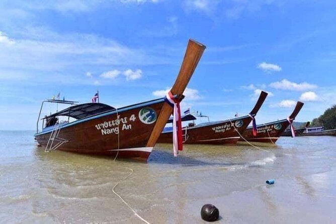 4 Island Boat Tour from Ao Nang or Krabi - Sandbar Connection at Low Tide