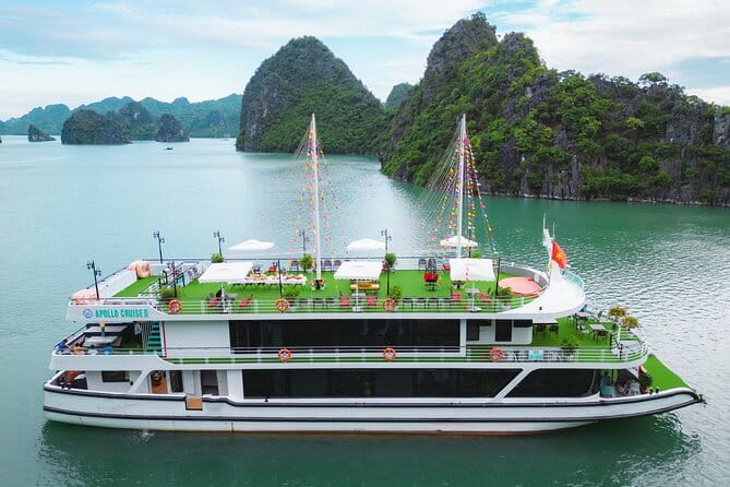 Halong Apollo Cruise with Jacuzzi Day Trip And Buffet Lunch - Key Points