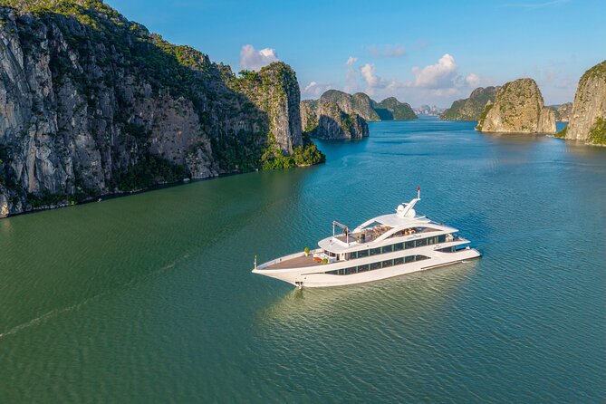 Hanoi: Leona 5-Star Luxury Day Cruise Through Majestic Halong Bay - Key Points