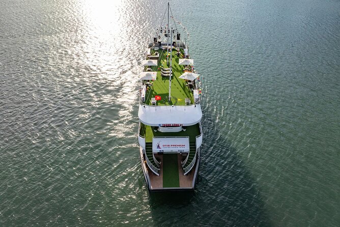 Hanoi: 5-Star Ha Long Bay Luxury Day Cruise with Caves & Island - Sunset and the End of the Day