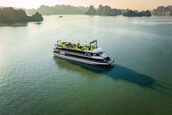 Halong Bay Full Day Tour with Buffet Lunch and Sunset Party - Climbing Titov Island for Panoramic Views