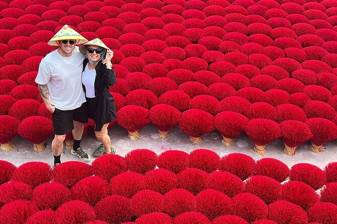 From Hanoi: Private Day Trip to Incense Village, Hoa Lu & Tam Coc - Exploring the Incense Village of Quang Phu Cau