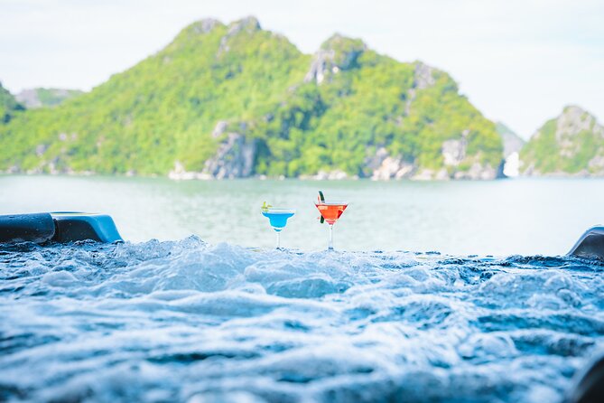 Hanoi : Halong Luxury Cruise Cruise Buffet Lunch, Party & Jacuzzi - FAQs