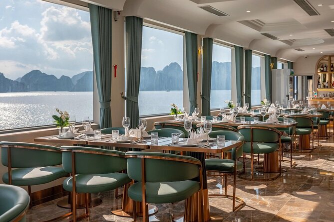 From Hanoi: Leona 5-Star Cruise  Luxury Day Trip to Halong Bay - Sunset Cruise and Relaxation