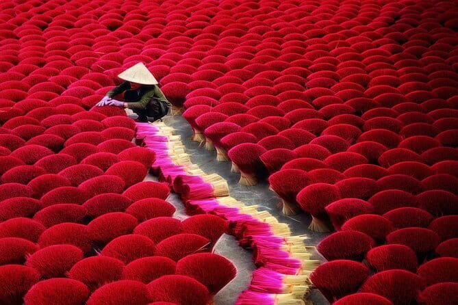 Quang Phu Cau Incense, Conical Hat, Lacquer Traditional Village - Key Points