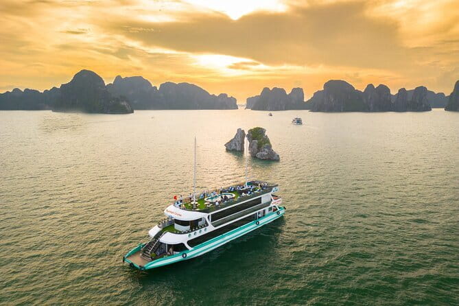 Best Selling Catamaran Cruise Premium Day Trip Explore Halong Bay - FAQs