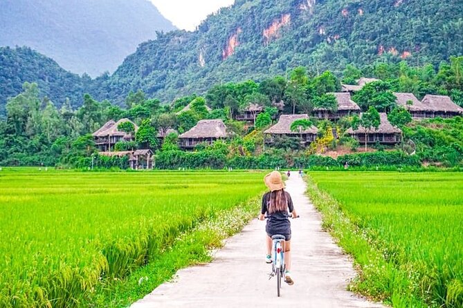Mai Chau Hidden Treasures with Cycling Culture and Cave Wonders - Cycling Through Rice Paddies and Villages