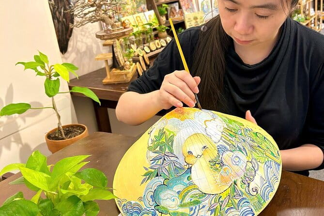 Paint & Personalize a Vietnamese Non La with B/S Art Studio topic - An Authentic Vietnamese Experience: Painting & Personalizing a Non La in Ho Chi Minh City
