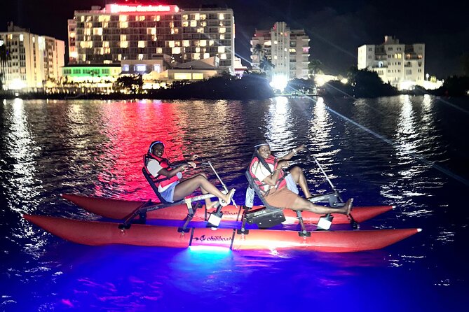 Condado Lagoon Night Tour Chiliboats Waterbike - Key Points