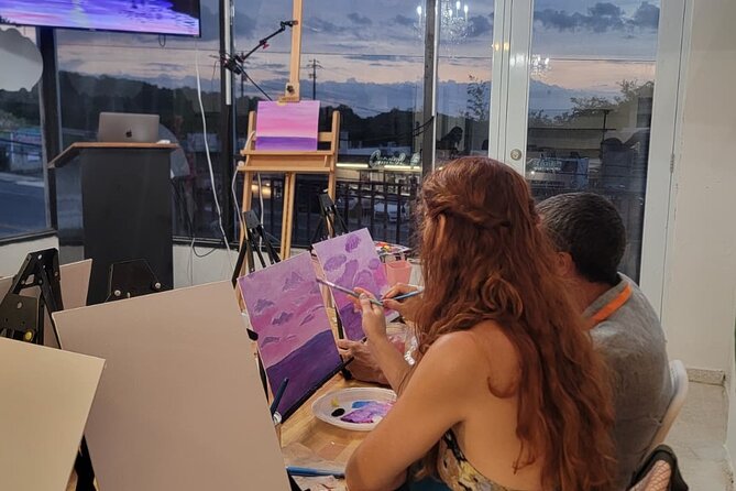 Vibrant Sip and Paint Experience in Aguadilla - A Colorful and Chill Creative Experience in Aguadilla
