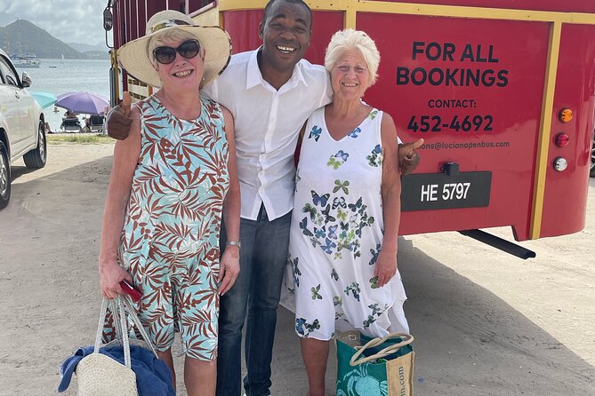 Saint Lucia Beach Tour with Free Entry - Transportation and Timing