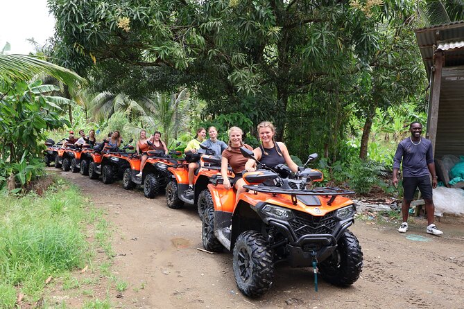 St Lucia ATV Tour : Waterfall, Plantation, Beach and Distillery - Key Points