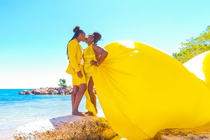 Flying Dress Clear Kayak/Boat Drone Photo Shoot in Montego Bay - A Thorough Breakdown: Why This Tour Works