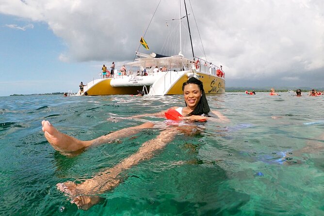 Sunset Party Catamaran Cruise PRINCESS GRAND Resort ADULTS ONLY - The Main Event: Sunset Sail and Snorkeling