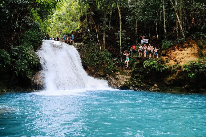 Private Blue Hole and Dunn's River Falls Tour with Transportation - Key Points
