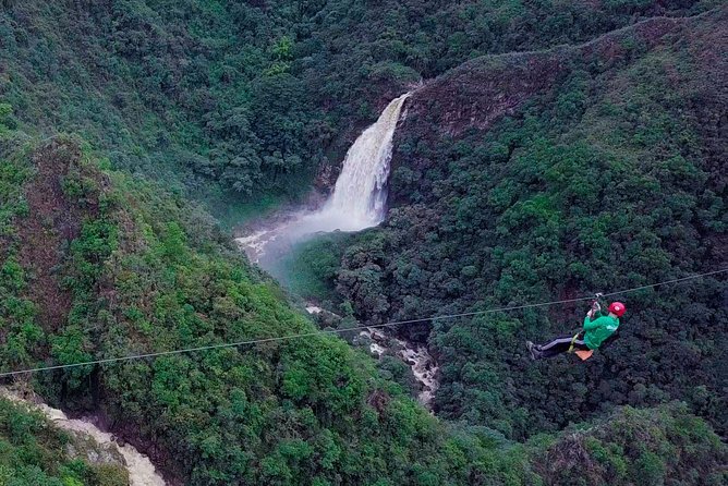 Highest Zipline and Giant Waterfall Private Tour from Medellin - Key Points