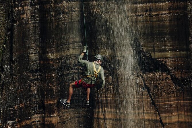 Best Rappel in Guatemala (42 mts. high waterfall near Antigua) - An Exciting Rappel Adventure Near Antigua