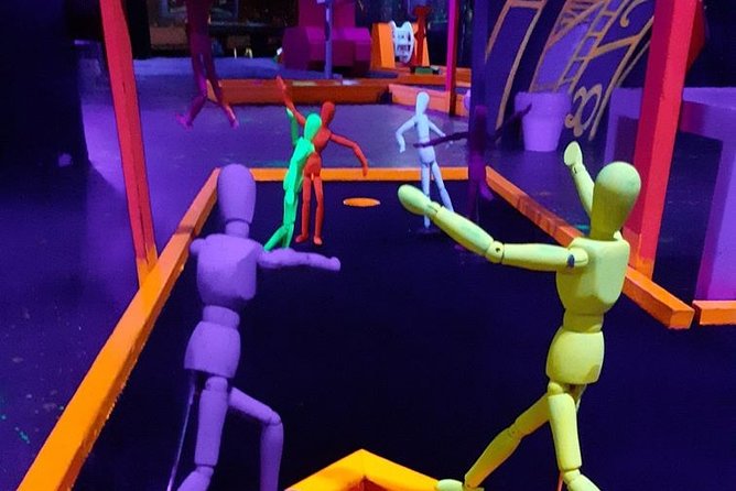 Prague Black Light Mini Golf Admission Ticket - A Closer Look at the Prague Black Light Mini Golf Experience