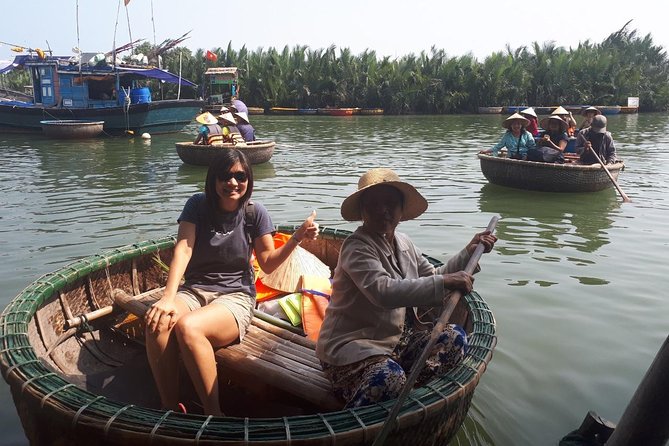 Hoian coconut basket boat ride & marble sculptor from Danang city - What’s Included and What to Expect