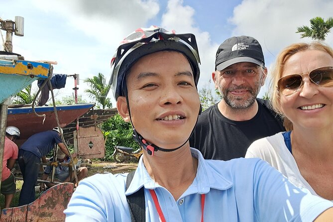 Hoian coconut basket boat ride & marble sculptor from Danang city - Key Points