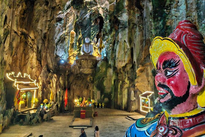 Discover Da Nang: Linh Ung Pagoda, Marble Mountains & Am Phu Cave - Stop 1: Lady Buddha at Son Tra Mountain (Monkey Mountain)