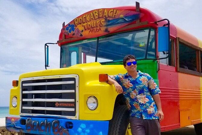 Colorful Beach Bus Sightseeing Tour of Aruba - What’s included and what’s not