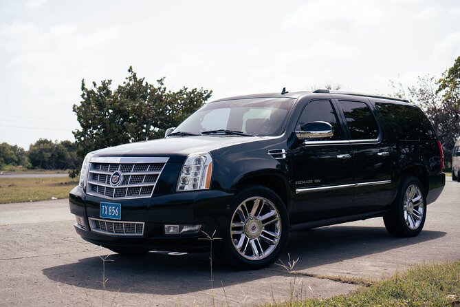 Black Cadillac Escalade/Suburban Round Trip Airport Transfer UVF - Key Points