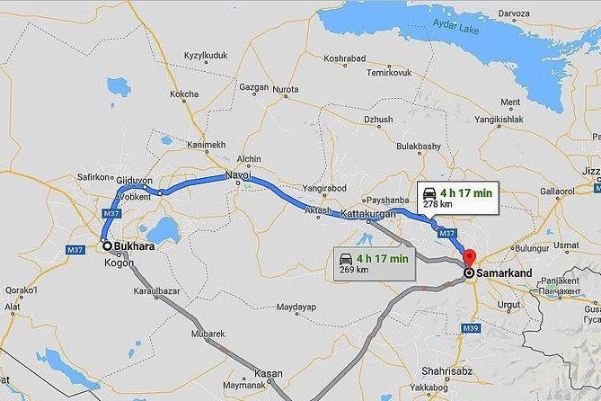 Bukhara - Samarkand Transfer (275 km) - The Ride Between Bukhara and Samarkand: What to Expect