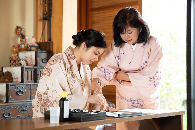 Calligraphy experience with simple kimono in Okinawa - The Experience’s Drawbacks and Considerations