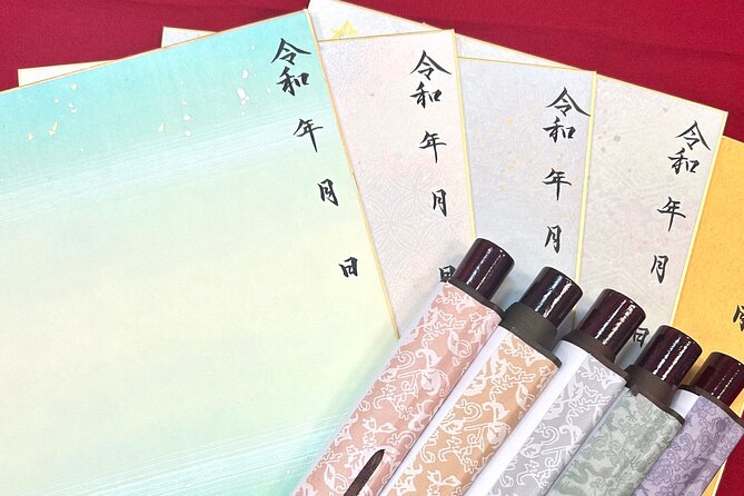 Nara:Writing your name using calligraphy with lunch included - An In-Depth Look at the Calligraphy Experience