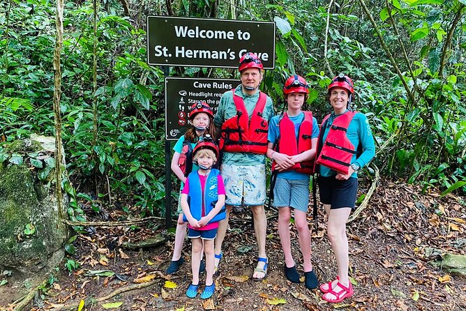 St. Herman's Cave Tubing with swimming in the Inland Blue Hole - FAQ