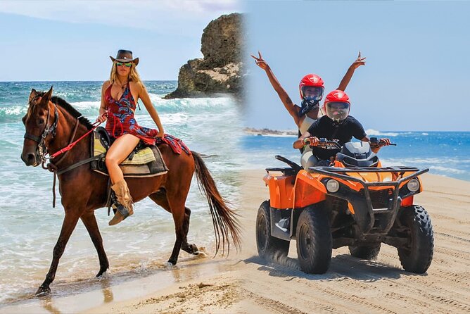 NEW!! Combo ATV & Horseback Ride. Beach & Desert. Tequila Tasting - Introduction to the Tour Experience